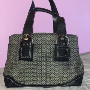 COACH black shoulder purse brand new WOT!